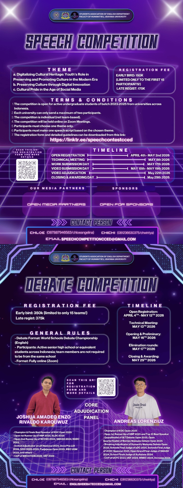 Competition & Charity of English Department (CCED) 2026