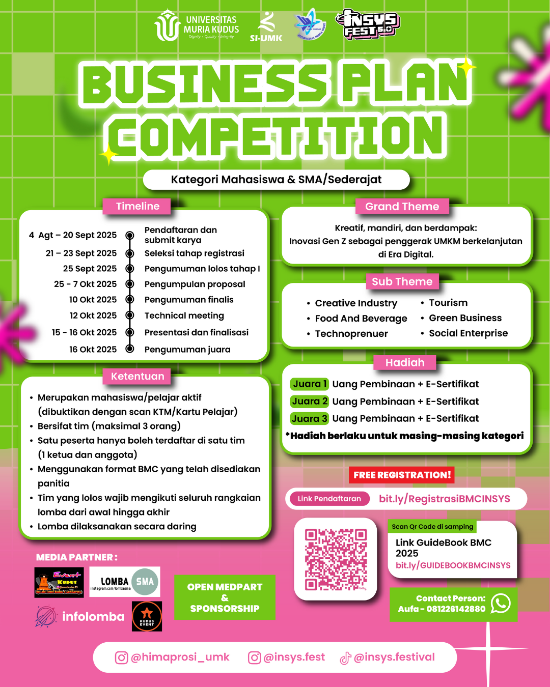 BUSINESS PLAN COMPETITION INSYS FEST