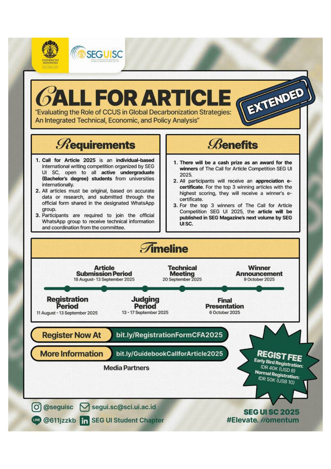 CALL FOR ARTICLE 2025