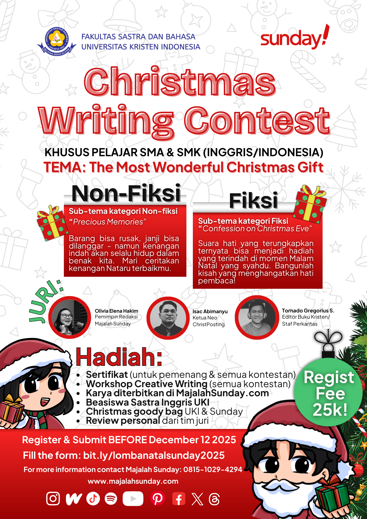 Christmas Writing Competition