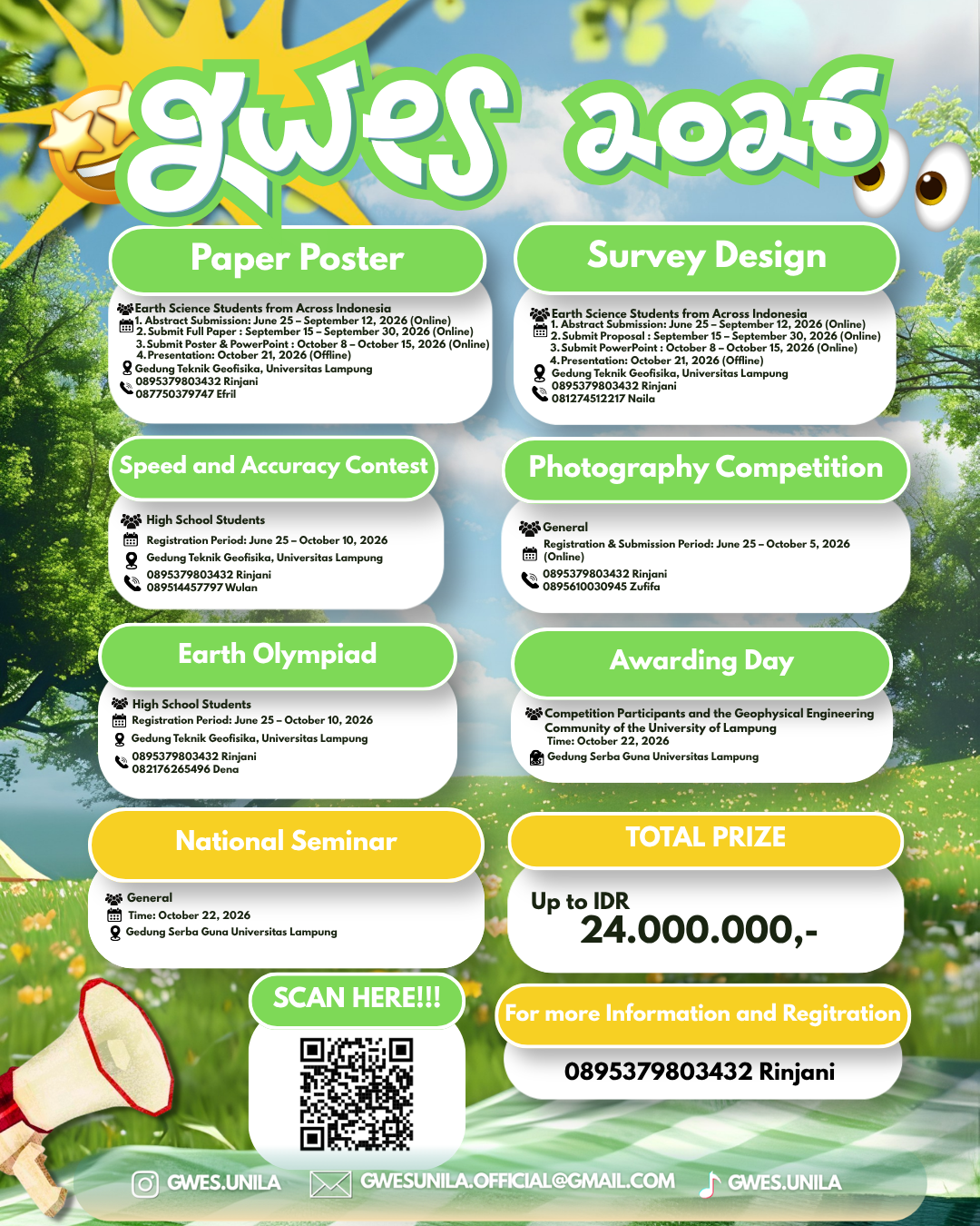 Geophysics Whiz Event and Seminar (GWES) ke-12