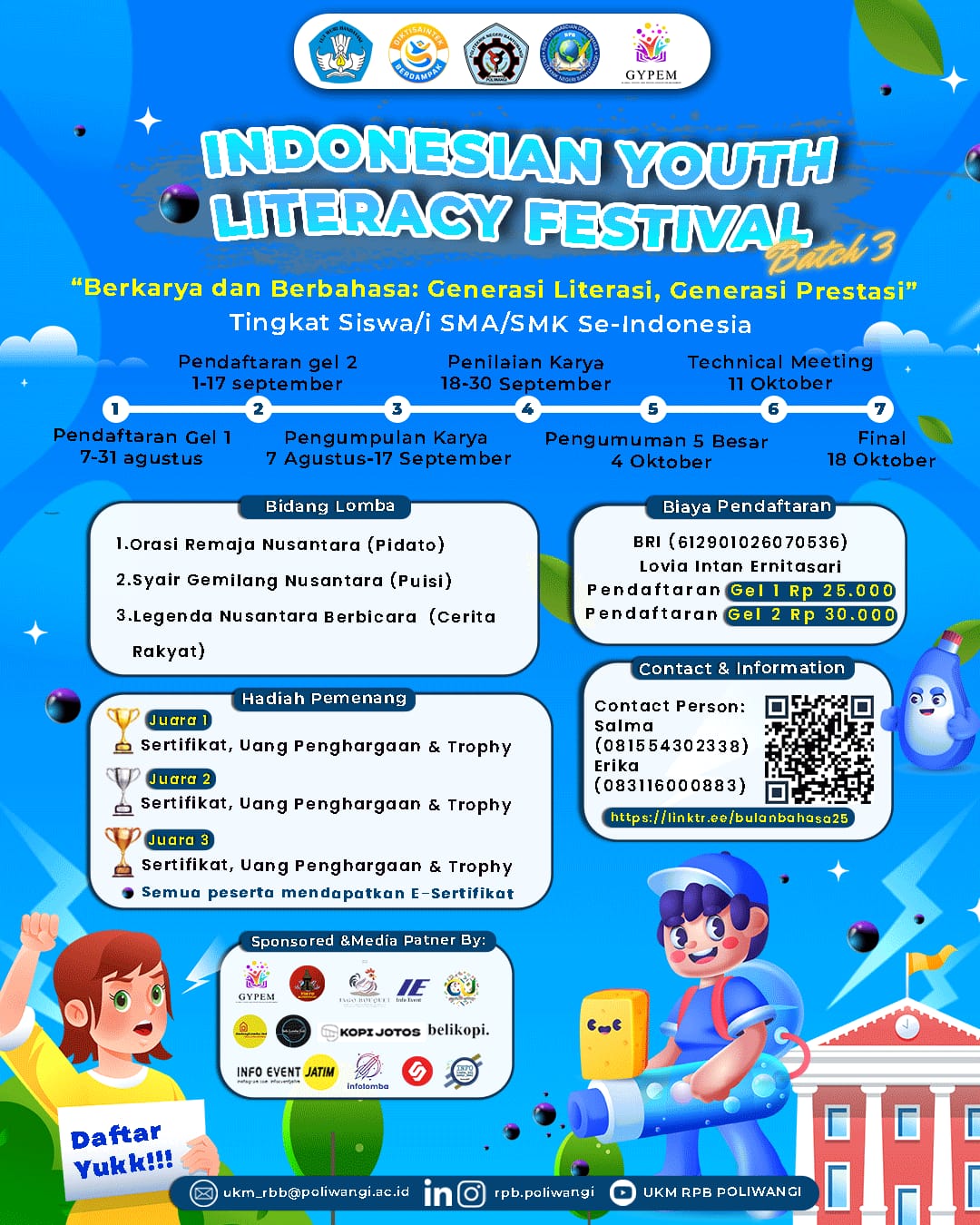 Indonesian Youth Literacy Festival Batch 3