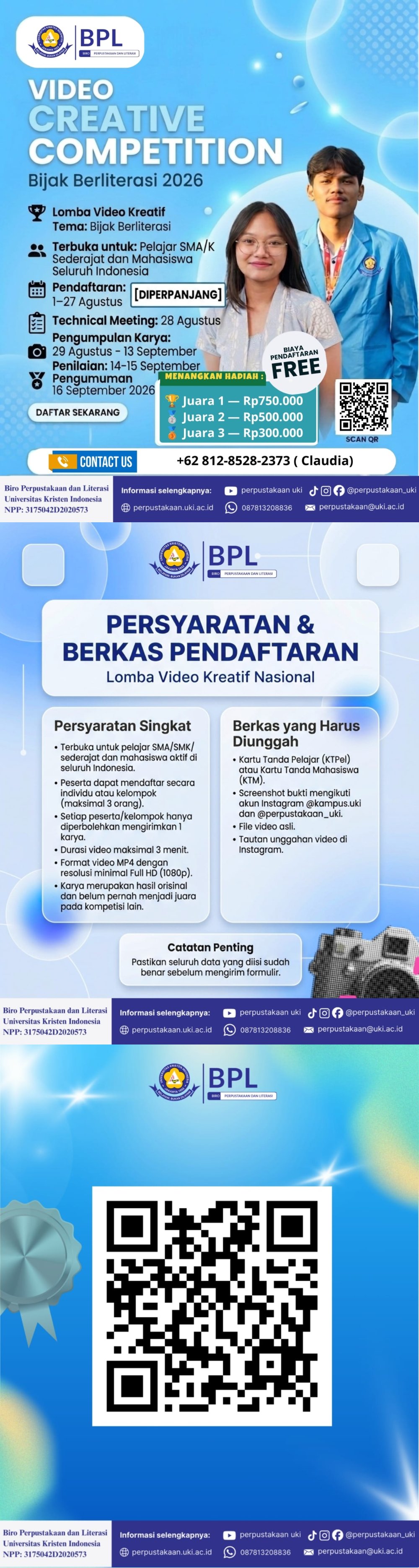 Lomba Video Kreatif Bijak Berliterasi