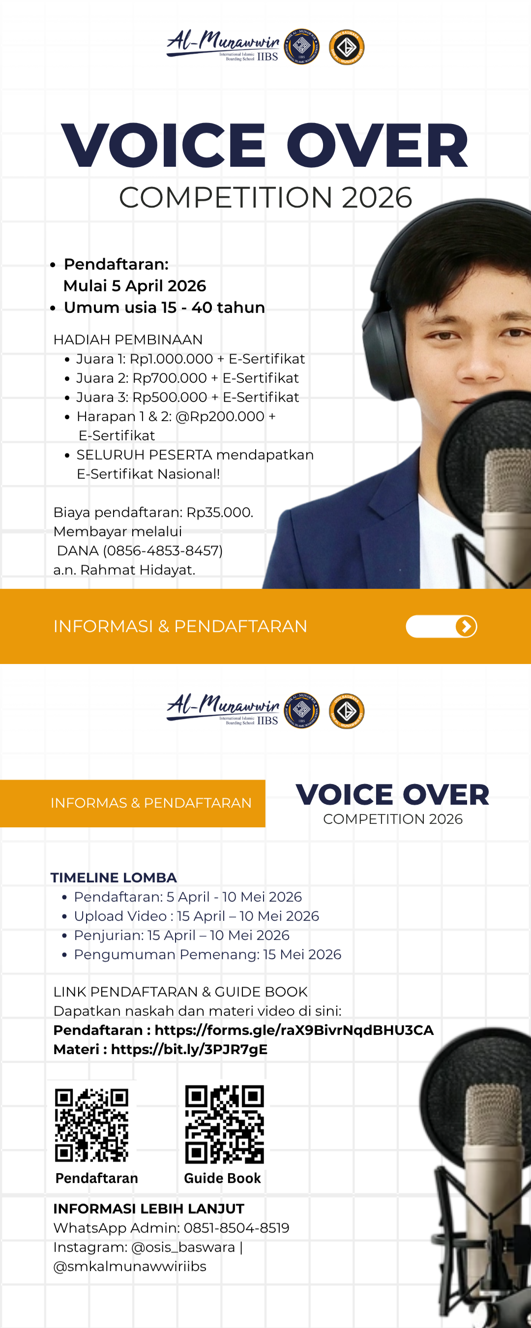 VOICE OVER COMPETITION 2026