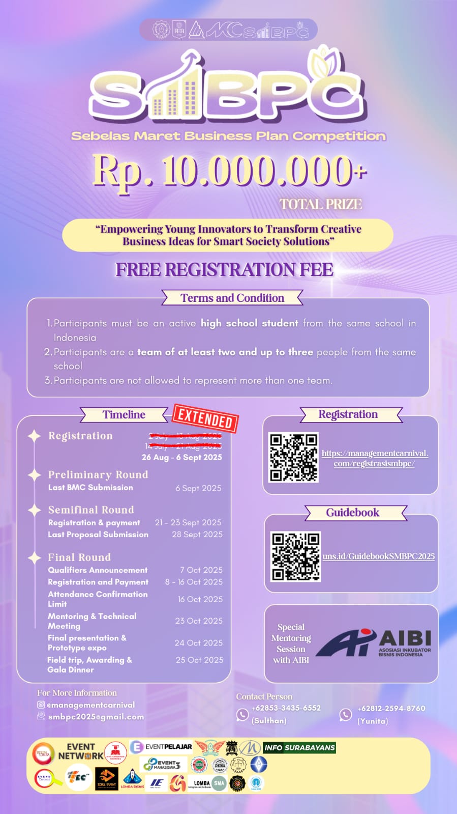 Sebelas Maret Business Plan Competition