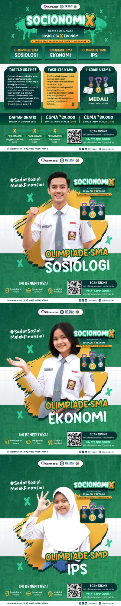 SOCIONOMIX (Olimpiade Sosiologi dan Ekonomi) 2025