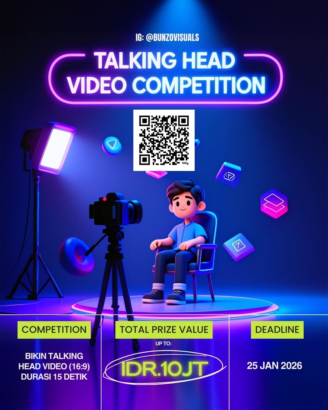 TALKING HEAD VIDEO COMPETITION