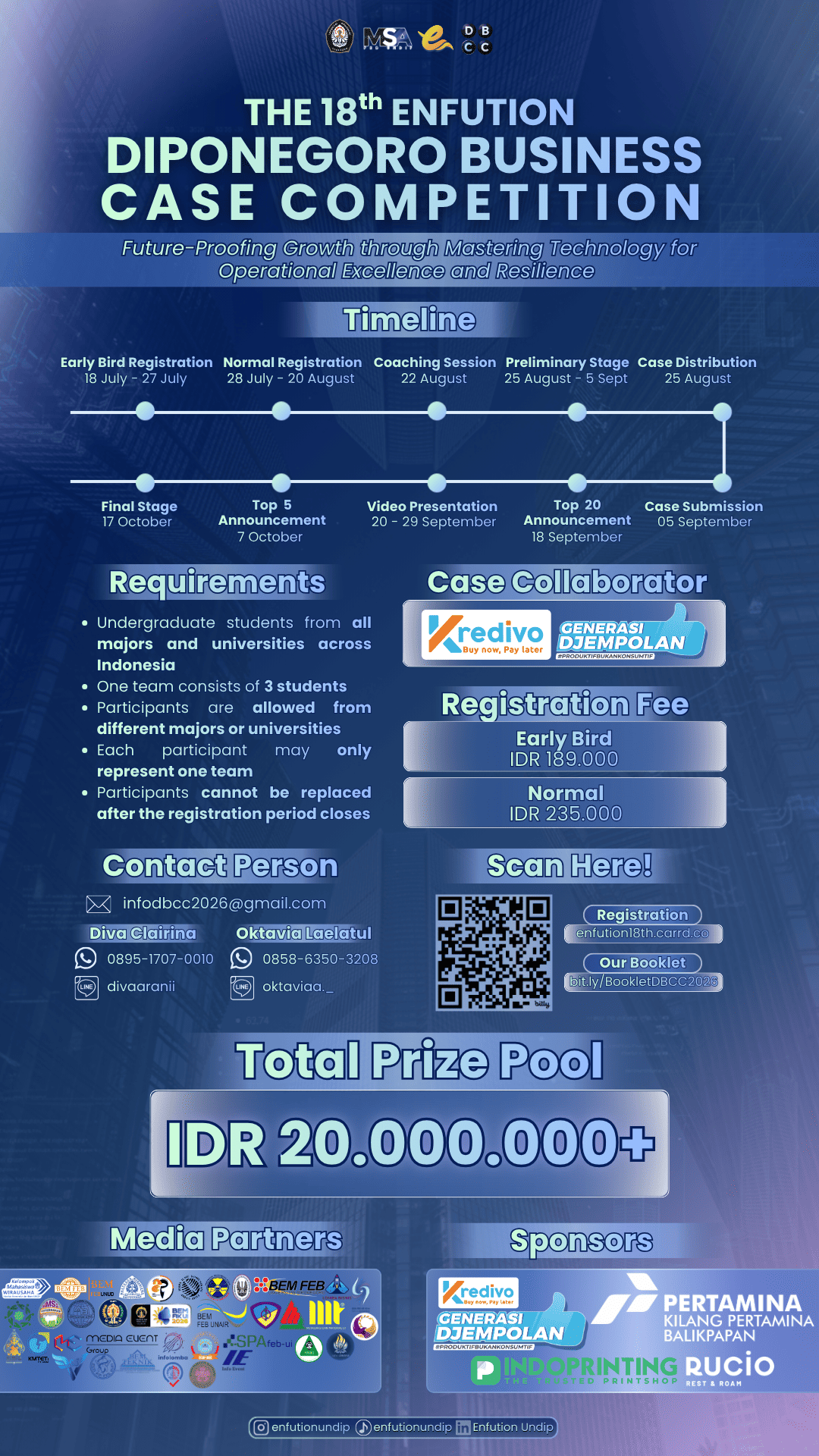 The 18th Enfution Diponegoro Business Case Competition