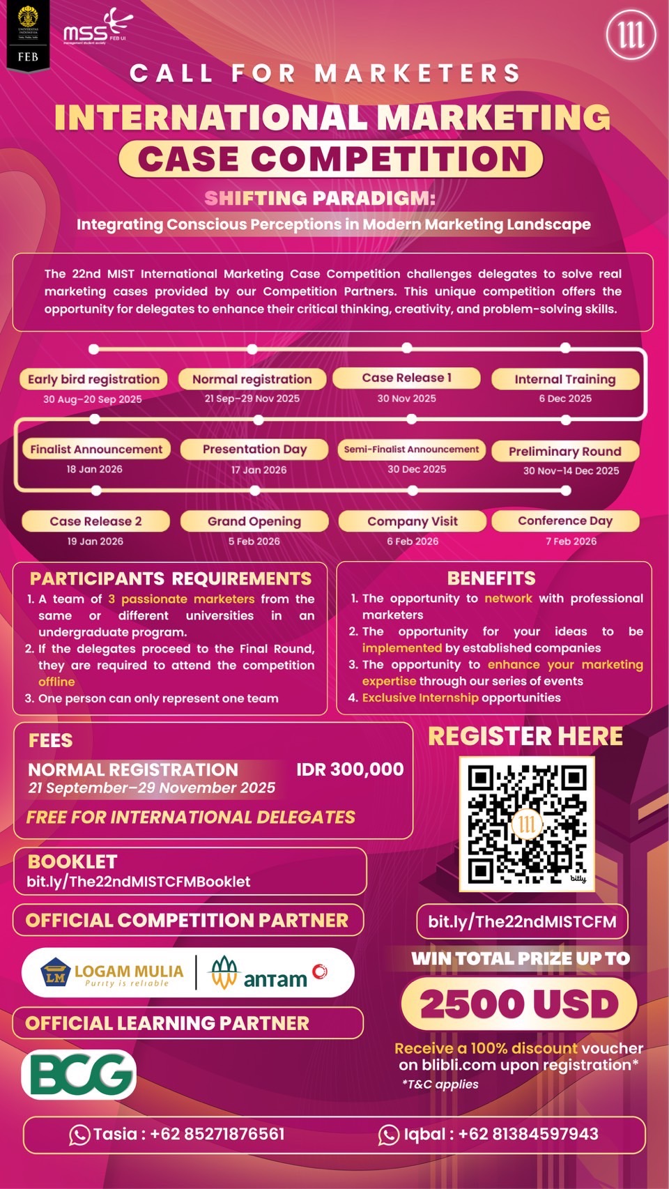 The 22nd MIST FEB UI